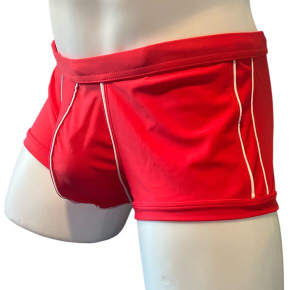 Andrew Christian Bulge C-Ring Trunk Red Large - Picture 2 of 12